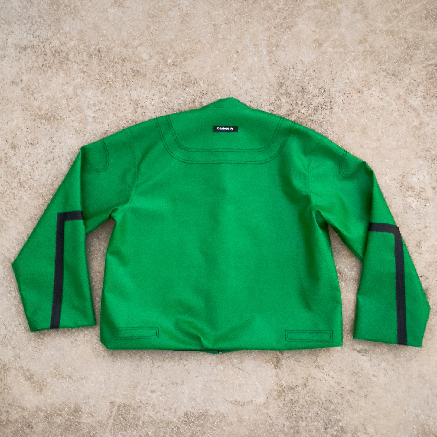 Moto Leather Jacket V 1.0 - Green