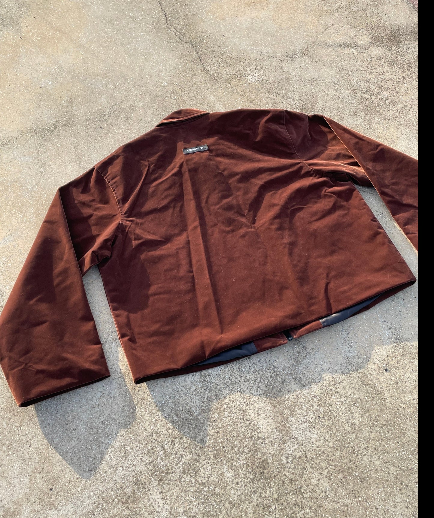 Suede Velvet Brown Jacket